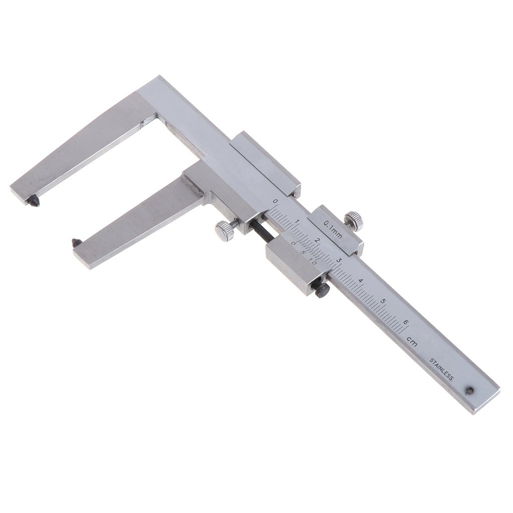 Pied à Coulisse en Acier Inoxydable pour disques de Frein Outils de Mesure 0-60mm