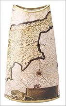 HS Porcelain Nautical Map Beach Vase - coolthings.us