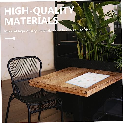 TOGEVAL 10 Stuks Tafelmat Baby Vloer Speelkleed Wegwerp Placemats Voor Peuters Peuter Placemats Voor Eettafel Eettafel Matten Kinderen Reizen Placemats Tafel Placemats Ingrediënten Baby - Afbeelding 6