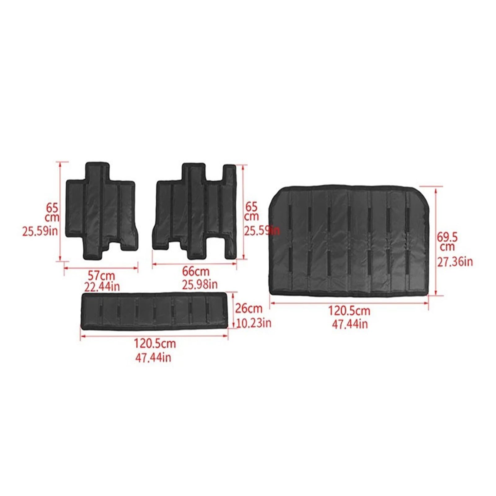 Almohadilla de algodón aislante for techo de coche, Compatible con Ford Bronco 2/4 puertas 2021/2026, accesorios de estera de aislamiento acústico(2 Door)