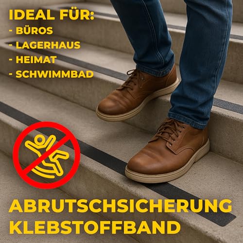 Rutschfeste Klebebänder für Sicherheit innen und außen