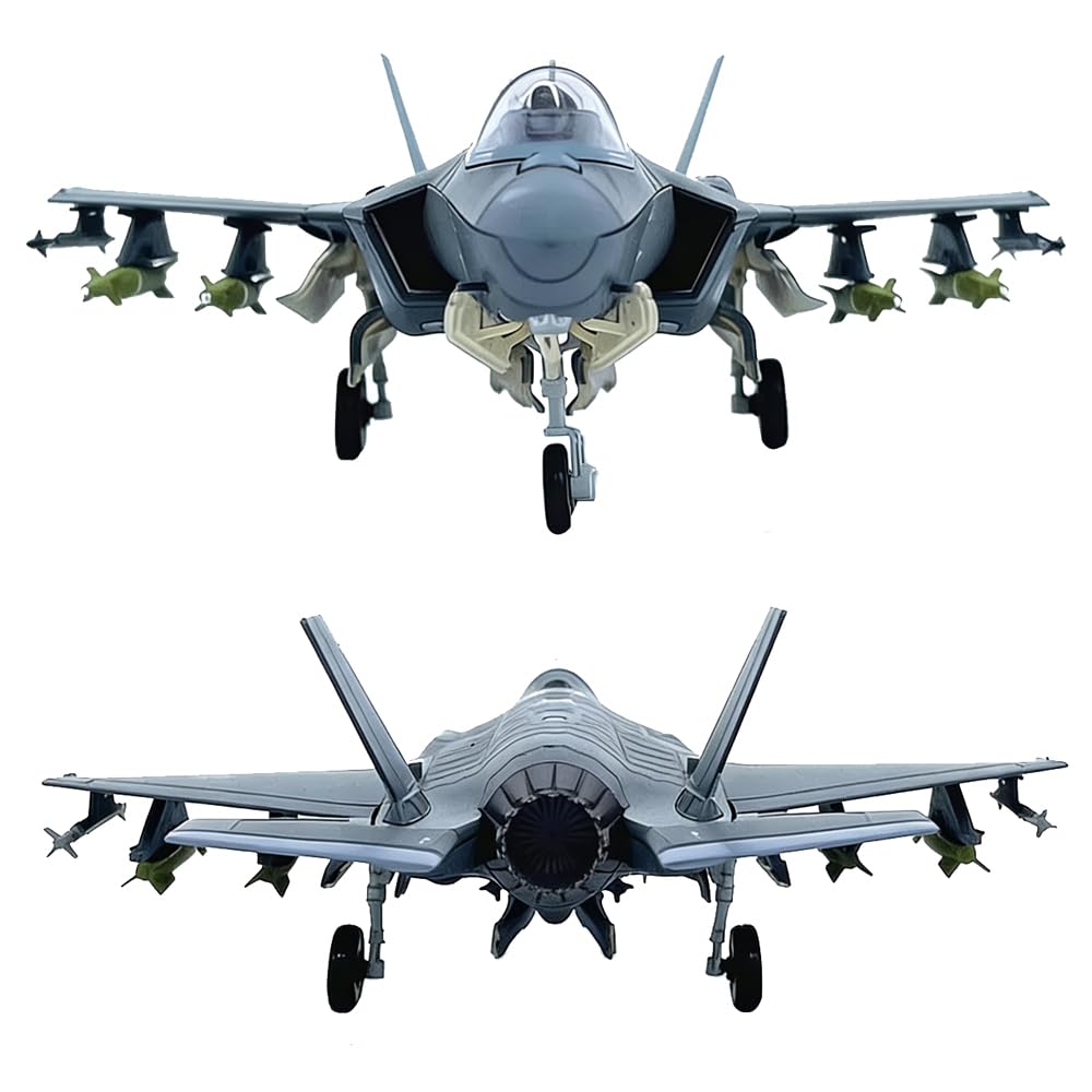 Modelo de caza F-35 Lightning II a escala 1/72, avión militar fundido a presión de metal para colección de exhibición (F-35A (modo bestia F-001))