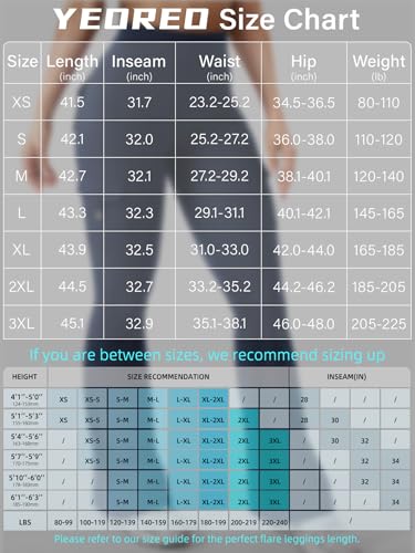 Image of YEOREO CoreFlex Women Workout Flare Leggings