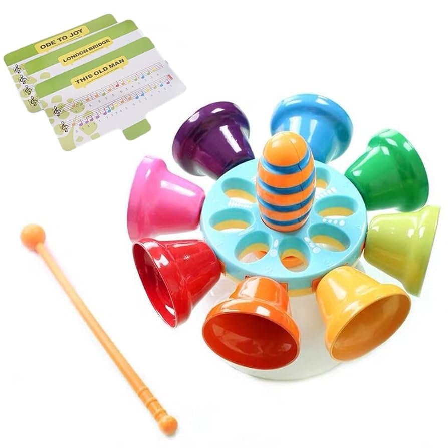 Amazon | Button Moon カラフル鉄琴 楽しく叩ける回転シロフォン