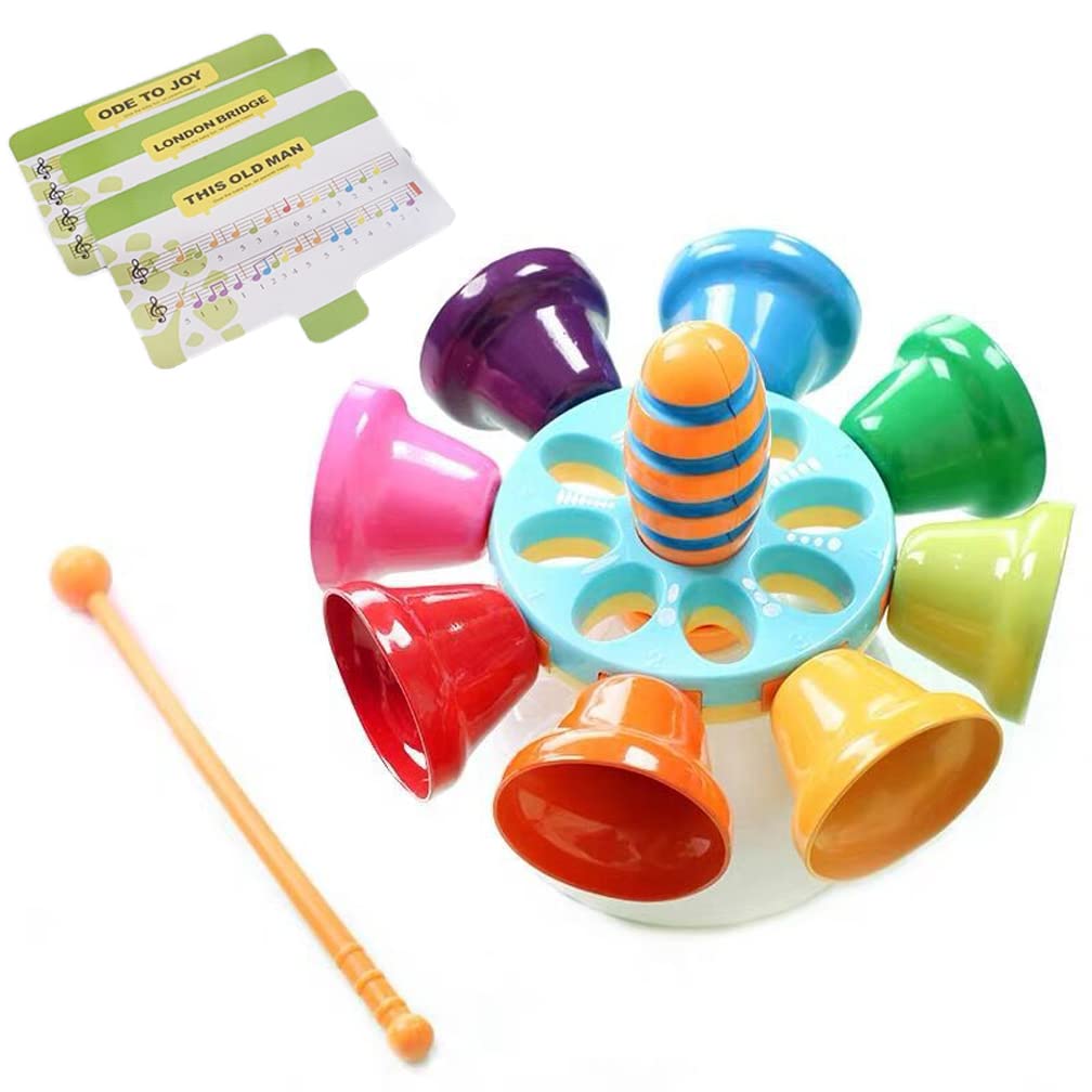 Amazon | Button Moon カラフル鉄琴 楽しく叩ける回転シロフォン