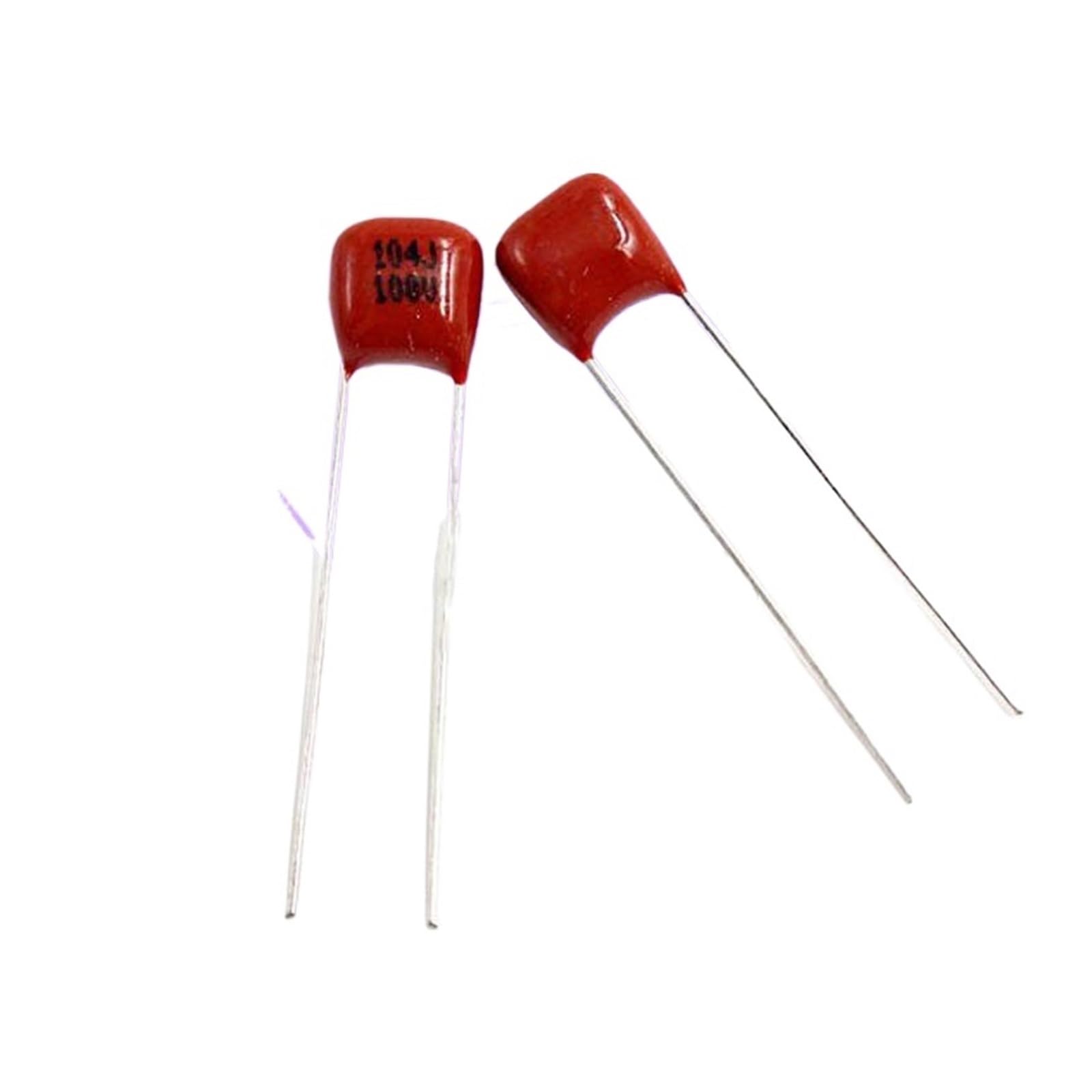 ICXLPMC 50PCS 100V104J Pitch 5mm 100NF 0.1UF 100V 104 CBB Polypropylene film capacitor