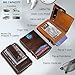 miyozi Men Wallet,with Money Clip Coins Pocket ID Window,Slim Front Pocket RFID Blocking Pop-up Card Holder 3.9
