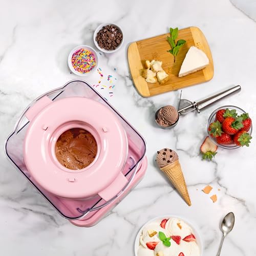 Nostalgia Electric Ice Cream Maker, Pink - image 5