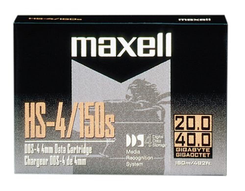 Amazon.com: Maxell HS-4/150S 20/40GB DAT 4MM 150M Data Cartridge 