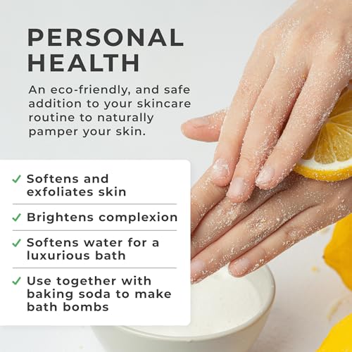 Grow Chem Citric Acid (1Kg Bucket) – Pure Anhydrous, Food Grade for Cleaning, Descaling, Food Preservation, Flavouring and making Bath Bombs. - Image 4