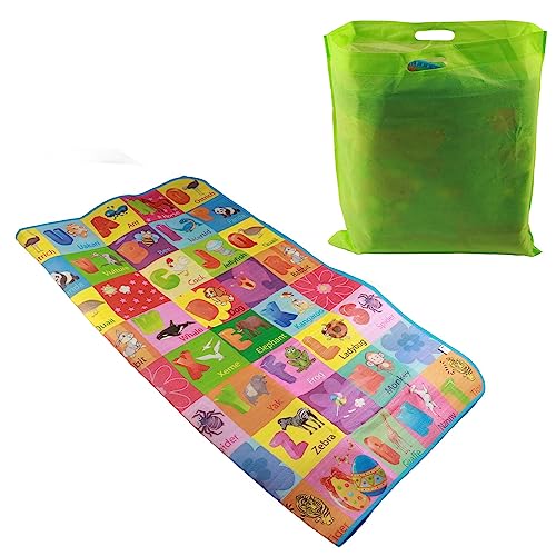 Baby Crawling Mat, Double Sided Large Baby Floor Mat Baby Play Mat for Playing Area Rug Gym Activity