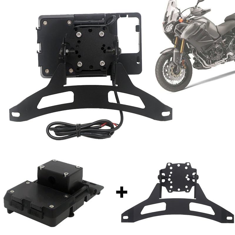 Support de navigation moto XT1200Z de recharge rapide pour GPS et mobile