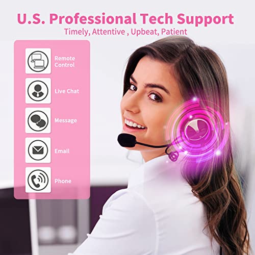 Bluetooth Thermal Label Printer 4X6 - Wireless Shipping Label Printer For Small Business & Packages - Pink Thermal Label Printer Shipping Label Makers, Compatible With Iphone, Usps, Etsy, Amazon #TOP5