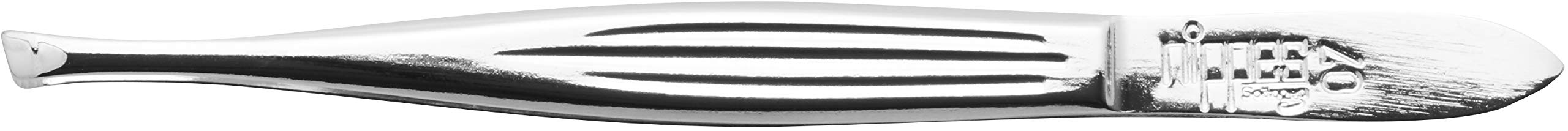 nippes SolingenTweezers with Slanted Tip, Nickel-Plated Steel, 8 cm, Eyebrow Plucking for Precise Hair Removal, Made in Germany