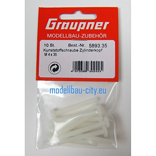 Preisvergleich Produktbild Graupner 5893.35 - Schraube Zylinderkopf Polyamid M4x35 P10