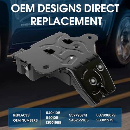 Image of Trunk Latch Lock Actuator for Chevrolet Chevy Impala Cruze Malibu Sonic Corvette Camaro & Buick Regal Lacrosse Cascada Verano Allure & Cadillac CTS ATS XTS ELR, 940-108 13501988 99905279