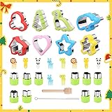 Vielseitig: Perfekt geeignet für alle Arten von Anlässen, wie: Geburtstage, Halloween, Thanksgiving, Weihnachten, Baby, Dusche, Fundraising und Klassenzimmer Projekte. Mit Ausstechformen können Sie appetitliche Häppchen, Obstsalate, mundgerechte Stücke für Kinder raffinierte Canapés und hübsche Desserts für Ihr nächstes Buffet zaubern, oder auch schnell und unkompliziert ein originelles Pausenbrot.