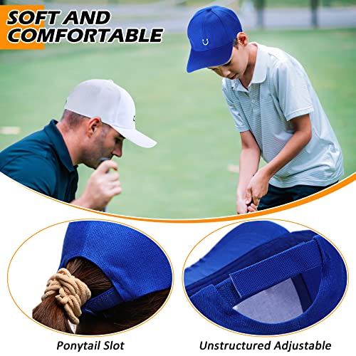 12 Pack Smile Face Baseball Cap Bulk Vintage Washed Distressed Baseball Cap Cotton Baseball Cap Adjustable Low Profile Hat For Women Men #TOP5