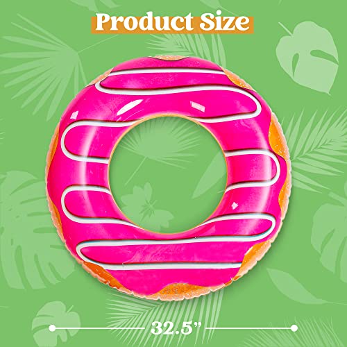 Joyin 40063 Donut Pool Float With Glitters 32.5 Inch (3 Pack), Funny Tube Toys thumb #5