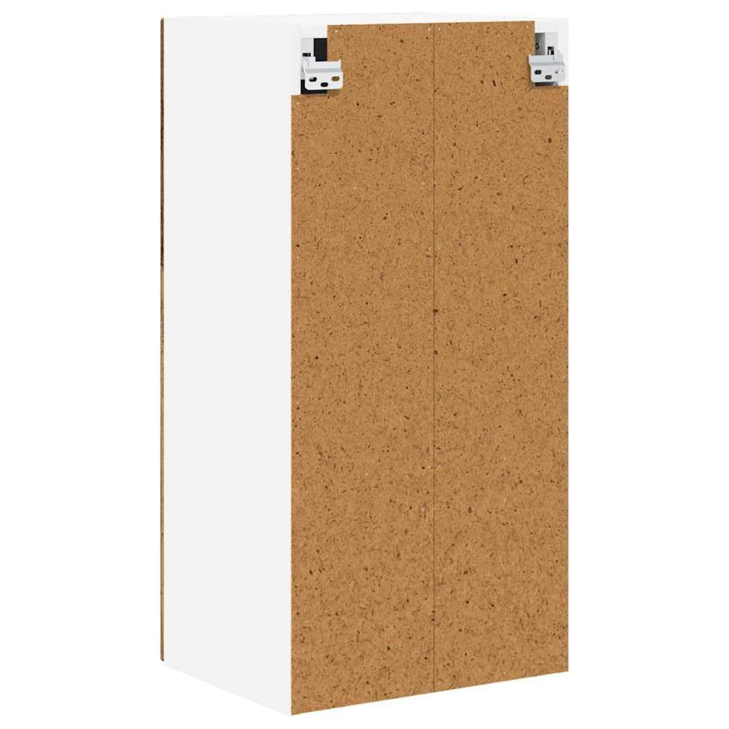 Küchenschrank mit Regal Altholz 40 x 31 x 80 cm Holzwerkstoff Vorratsschrank Küchenaufbewahrung mit vielen Fächern für Geschirr und Kochutensilien