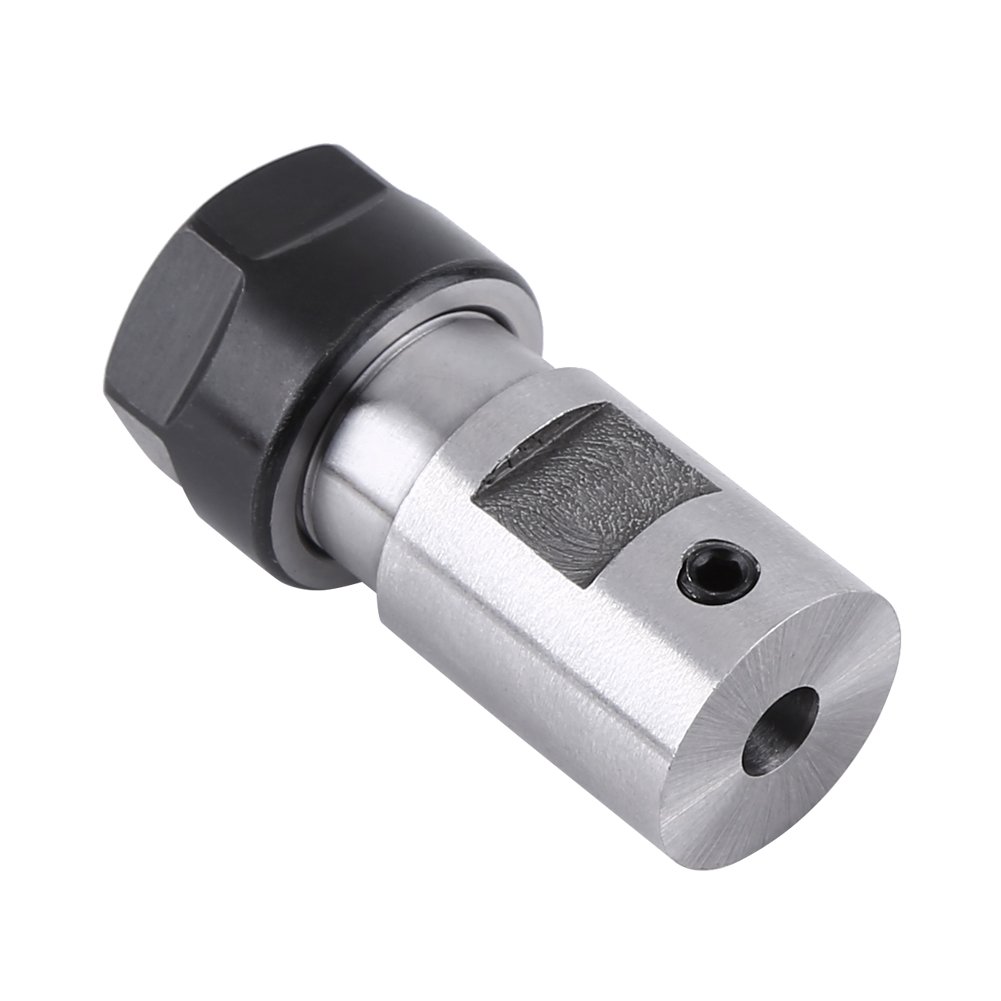 ER11 Tige D'extension de Broche de Mandrin de Mandrin D'arbre de Moteur de 5MM Intérieure pour le Fraisage de Commande Numérique par Ordinateur