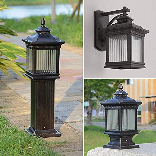 Applique murale extérieur E27 lanterne carrée étanche IP55 pour éclairage de jardin