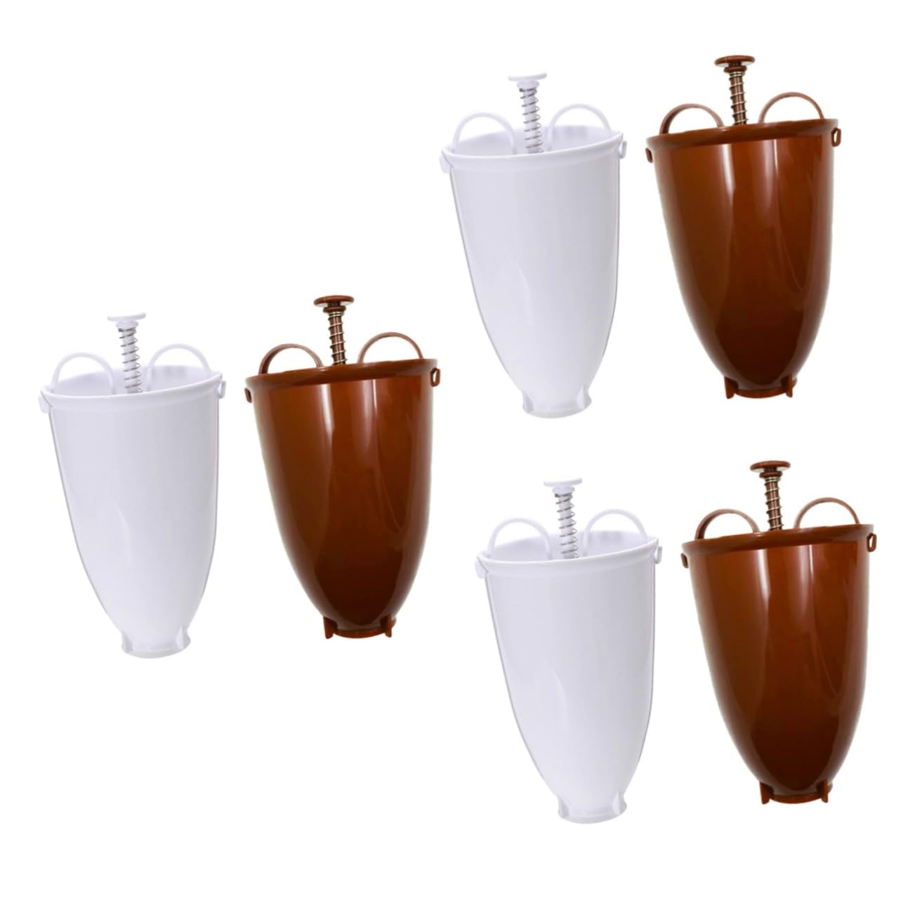 NOLITOY 6pcs Doughnut Maker Mold Manual Tool for Creative Baking Kitchen Convenient Doughnut Machine for Homemade Treats