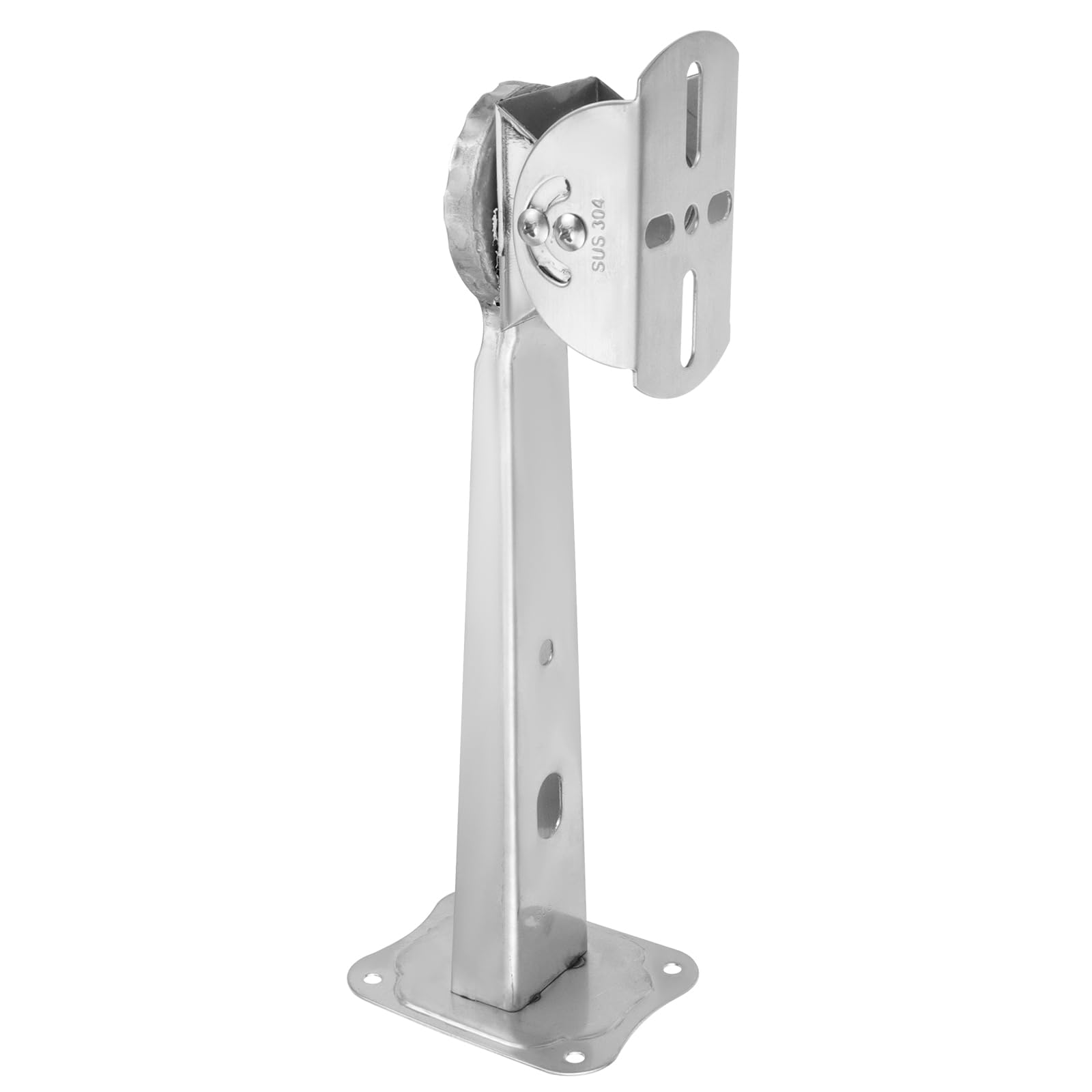 Nicerity Surveillance Security Camera Mount Bracket 9.44",304 Stainless Steel Indoor Outdoor Wall Ceiling Mount Holder Stand for Surveillance Camera IP Camera Bracket (Silver)