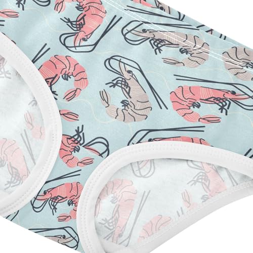 Girls' Underwear Shrimp Cotton Stretch Comfort Toddler Panties4