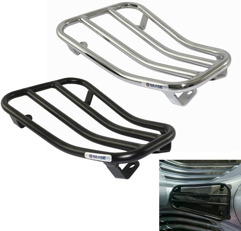 Motorbike For VESPA Primavera Sprint 150 2017 2018 2019 2020 2021 Foot Pedal Holder Luggage Rack Carrier Support Holder Bracket (Chrome)
