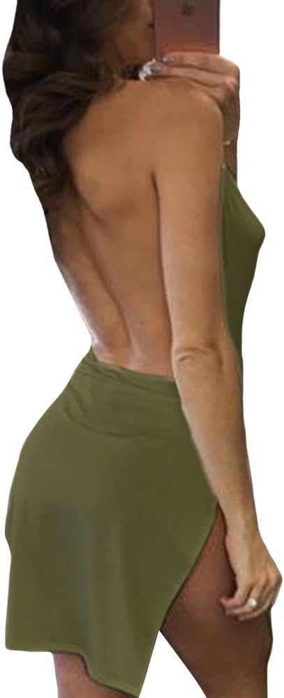 Women's Sexy Deep V-Neck Mini Club Dress - Image 2