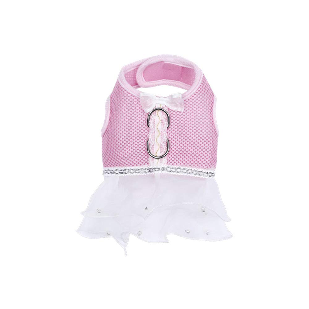 Leconpet - Arnés de Malla para Perros pequeños y medianos, Transpirable, cómoda Falda de arnés, Vestido de arnés para Perro