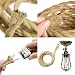 GreenSun LED Lighting Cable textil vintage 5m 2 hilos eléctrico estilo antiguo,...