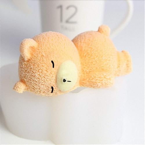 Miniatura 3 de Molde de jabón de silicona para muñeca de oso dormido 3D, molde de helado de gelatina para pastel de mousse, molde de caramelo de chocolate, molde