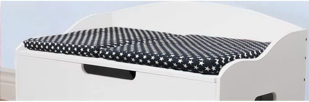 DIBSIES Foldable Toy Box Cushion (Blue Stars)
