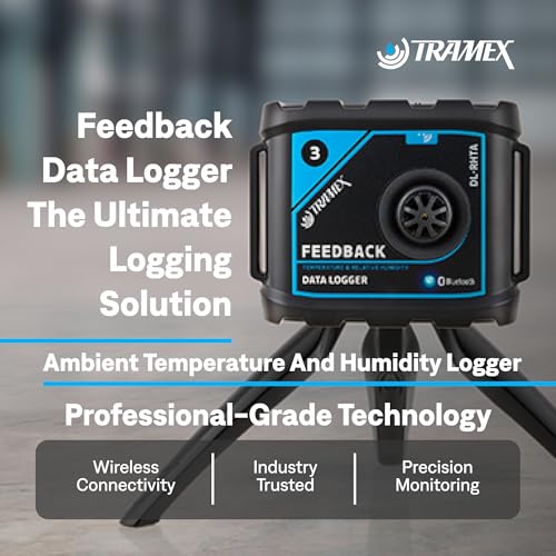 Image of Tramex Ambient Feedback Datalogger DL RHTA | Measure & Log Wireless Temperature & Ambient Relative Humidity Data