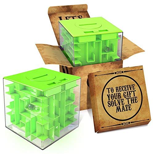 aGreatLife Money Maze Puzzle Box, ABS...