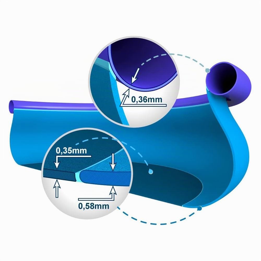 Intex Kit de Piscinette Easy Set Bleu 457 x 457 x 107 cm 12400 L 28166NP