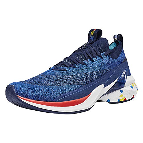 Image of XTEP Jacquard Mesh Upper Colour Blocking Sole Running Shoes for Men