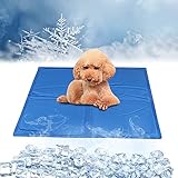 【Diversos usos】Nuestra alfombrilla refrescante se puede usar en perreras, jaulas, perreras, sofás, pisos o en el asiento trasero de su automóvil. Funciona no solo como una almohadilla de enfriamiento para mascotas, sino también como un cojín, cojín del asiento o almohadilla de enfriamiento de la computadora. La alfombrilla multiusos es adecuada para mascotas y también para personas.