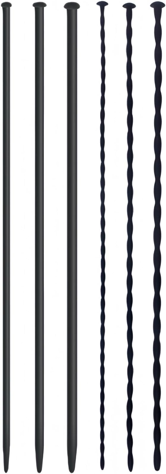 6 PCS Urethra Sound Penis Plug Sex Toy for Men - Male Urethra Masturbation Rod Urinary Dilator Trainer Kit for Man Catheters & Sounds for Beginner