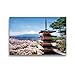 Produktbild Premium Textil-Leinwand 45 x 30 cm Quer-Format Berg Fuji mit Chureito Pagode im Frühling | Wandbild, HD-Bild auf Keilrahmen, Fertigbild auf hochwertigem Vlies, Leinwanddruck von Jan Christopher Becke