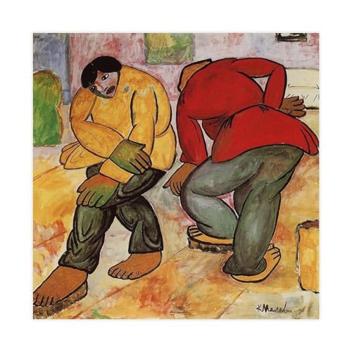 Toile Kazimir Malevich 40x40 cm sans cadre pour bureau et salon