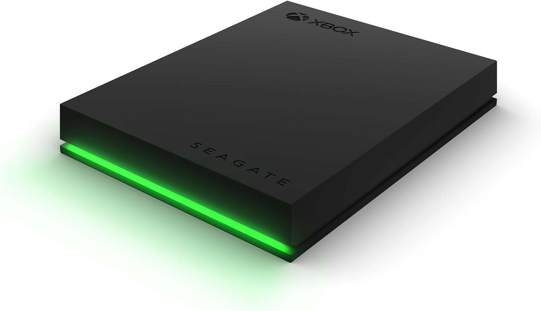 Seagate Game Drive for Xbox, 2TB, External Hard Drive Portable, USB 3.2 Gen 1, Black with built-in green LED bar, Xbox Certified (STKX2000403)