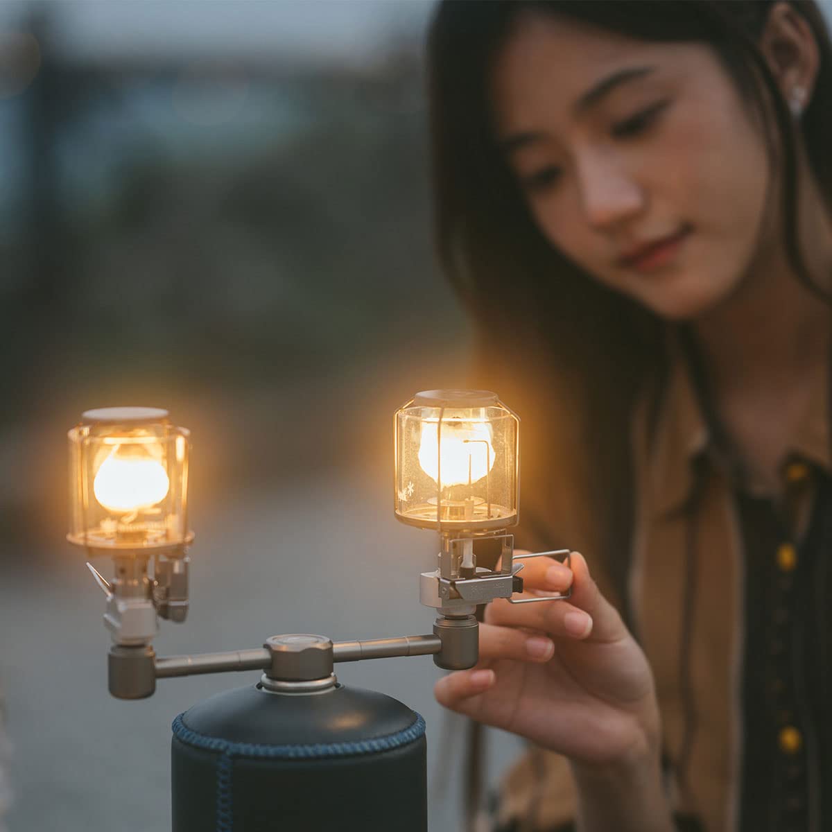 Amazon | Naturehike OD缶アダプタ ガスアダプタ 高山気罐転接頭 1出2