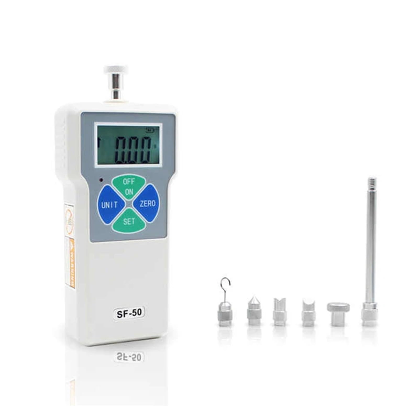 Kongmm 10N Dynamometer, Digital Push Pull Force Gau Portable Dynamometer Tester Meter 100N/200N /300N/500N Measurement Instruments