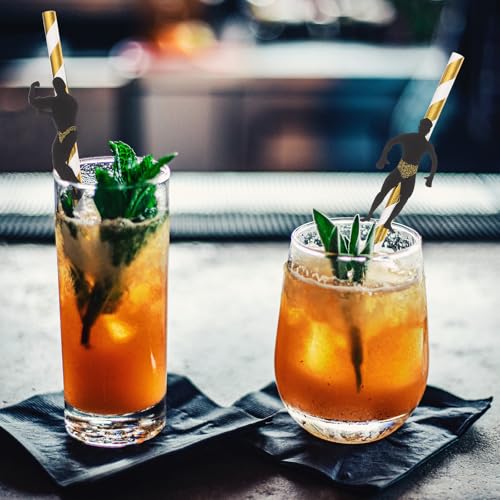 36 pitillos para despedida con diseño bailarín masculino miniatura 6