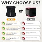MERMAID'S MYSTERY Waist Trimmer with Back Support Bars – Sweat Enhancing Fitness Belt for Men & Women – Premium Quality - Image 4