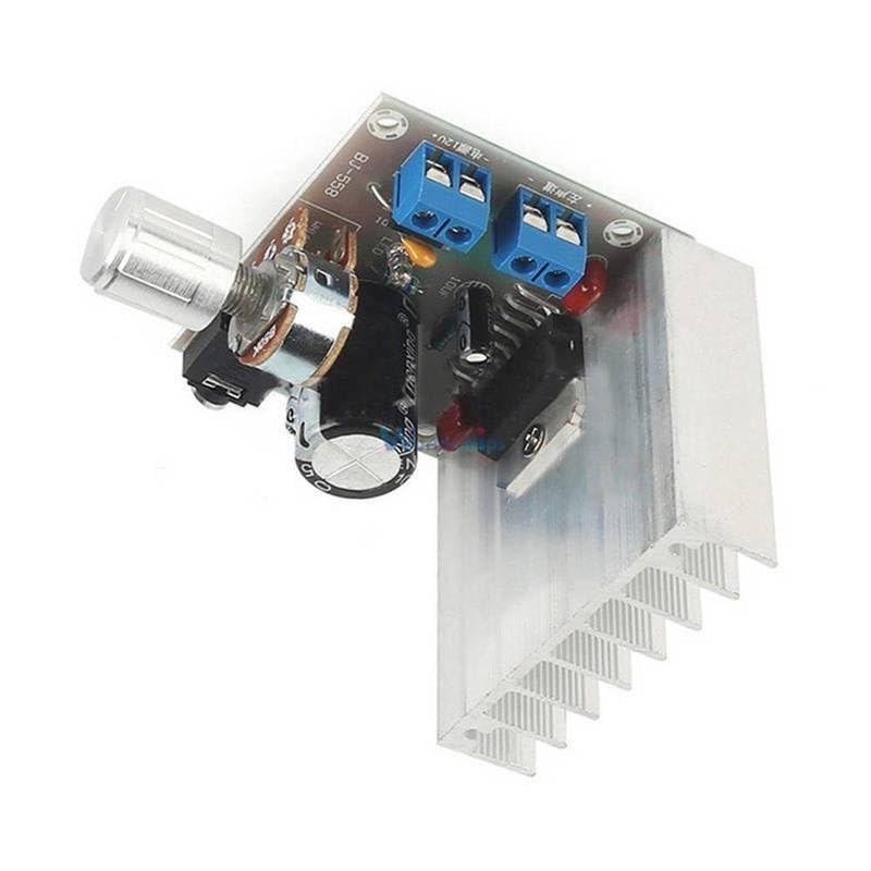 Generic TDA7377 Board 2.0 Double Track no Noise Module Bookshelf Speakers DC 12V Power 35W+35W Dual-Channel Board