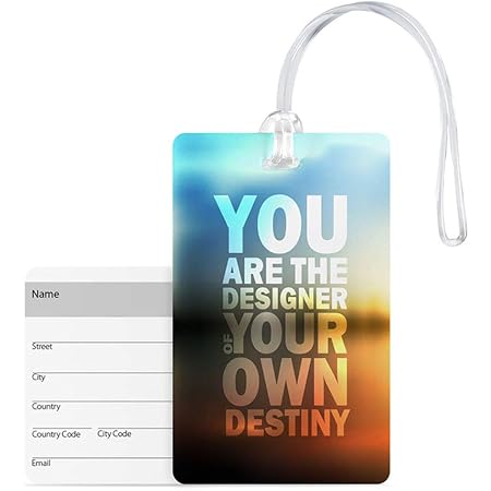 You are Designer Luggage Tags, Bag Tag 